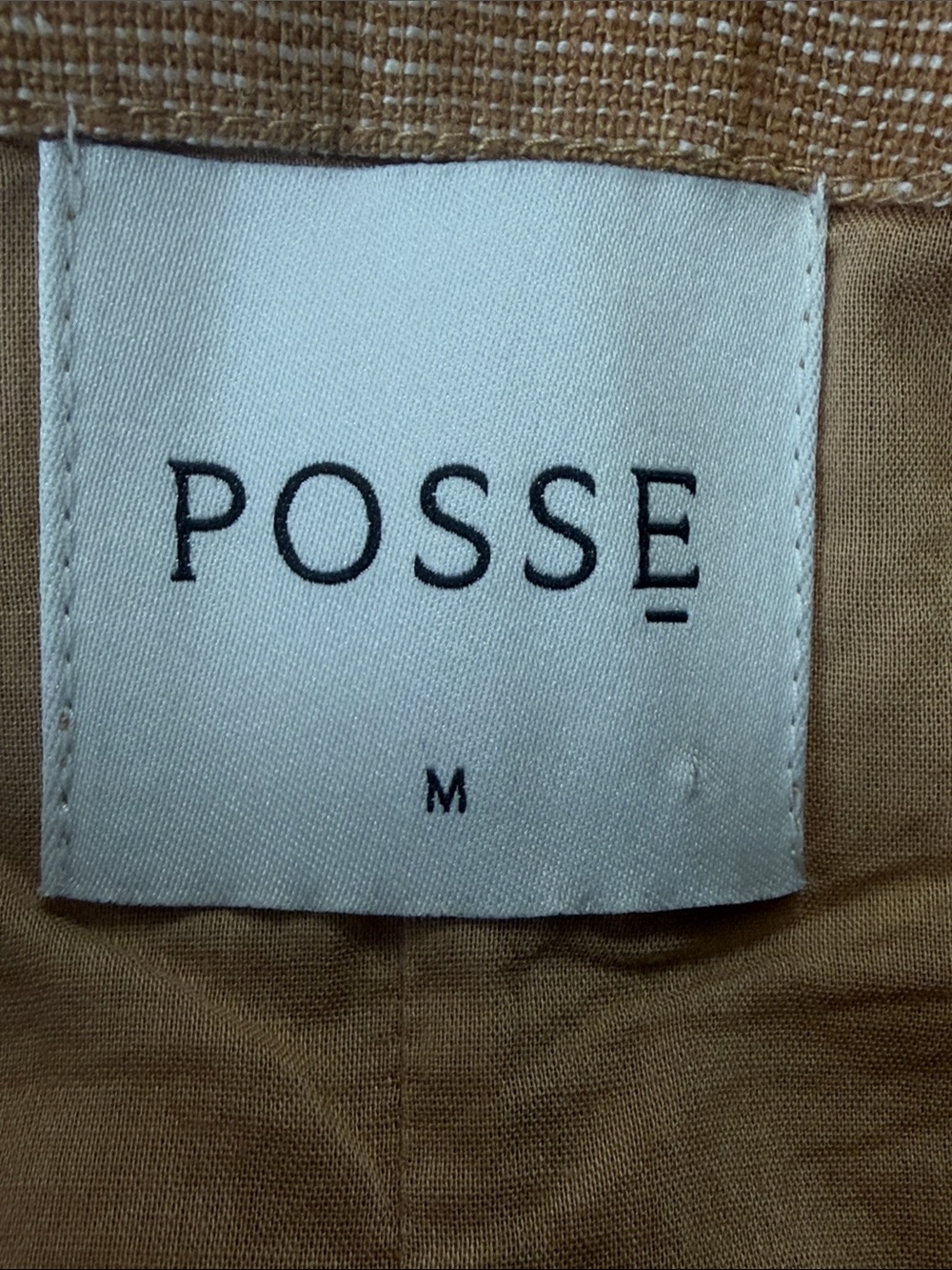 Posse Nancy Linen Pencil Maxi Skirt Walnut Medium M - Picture 12 of 12